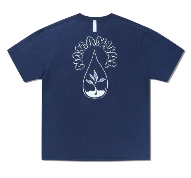 NOMANUAL(ノーマニュアル) NATURE T-SHIRT - DARK NAVY