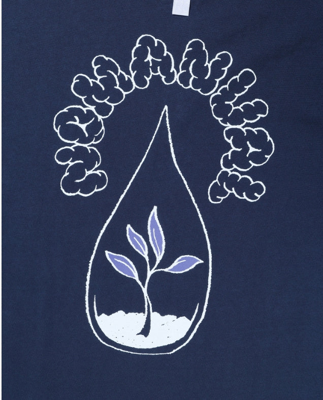 NOMANUAL(ノーマニュアル) NATURE T-SHIRT - DARK NAVY