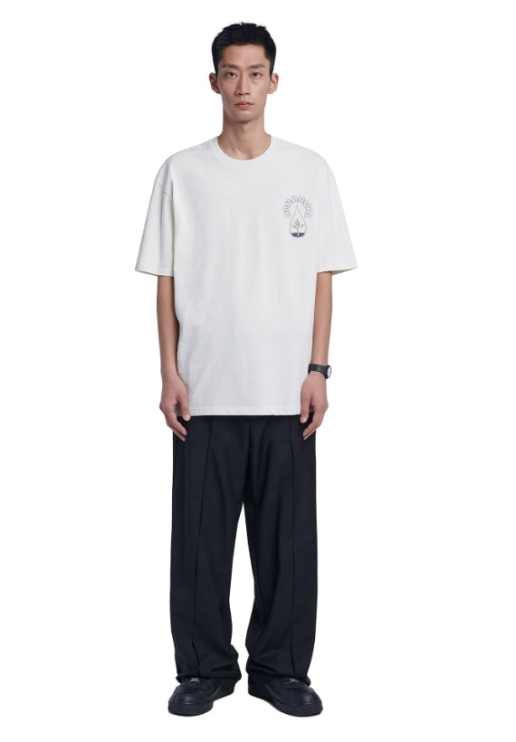 NOMANUAL(ノーマニュアル) NATURE T-SHIRT - CREAM