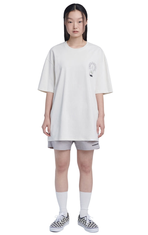 NOMANUAL(ノーマニュアル) NATURE T-SHIRT - CREAM