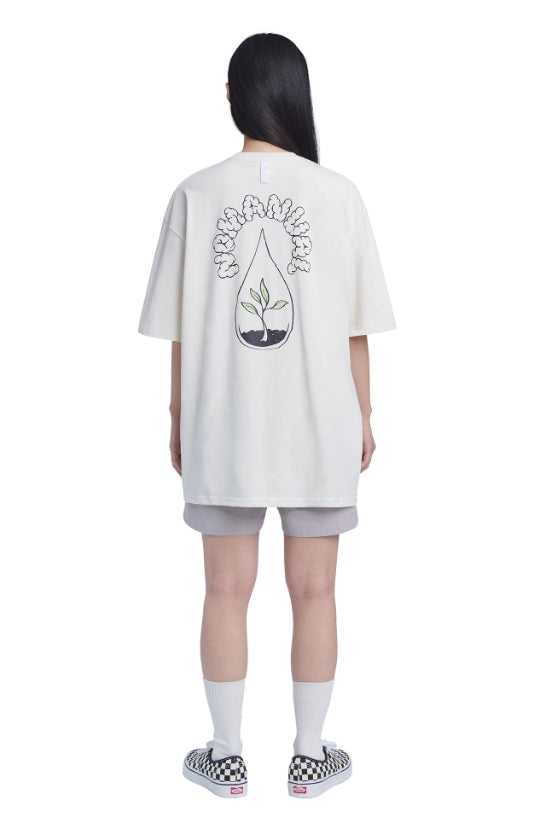 NOMANUAL(ノーマニュアル) NATURE T-SHIRT - CREAM