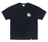 NOMANUAL(ノーマニュアル) CRACKED T-SHIRT - BLACK