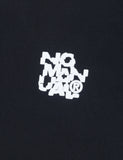 NOMANUAL(ノーマニュアル) CRACKED T-SHIRT - BLACK