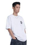 NOMANUAL(ノーマニュアル) CRACKED T-SHIRT - WHITE