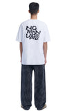 NOMANUAL(ノーマニュアル) CRACKED T-SHIRT - WHITE