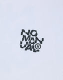 NOMANUAL(ノーマニュアル) CRACKED T-SHIRT - WHITE