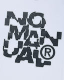 NOMANUAL(ノーマニュアル) CRACKED T-SHIRT - WHITE