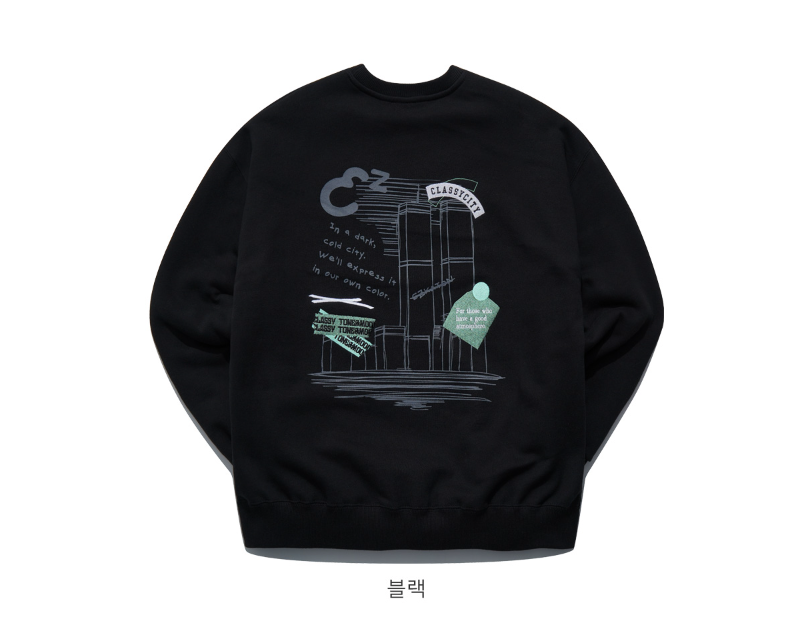 EZKATON (エズカートン) Crazy City Man to Man 4 types JEMT6608