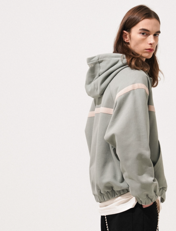 EZKATON (エズカートン) Classy hooded zip up 4 types LMHD6607