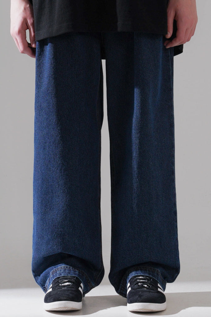 パーステップ(PERSTEP) GATHER WIDE DENIM PANTS 1COLOR BJLP4490