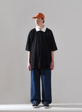 パーステップ(PERSTEP) GATHER WIDE DENIM PANTS 1COLOR BJLP4490