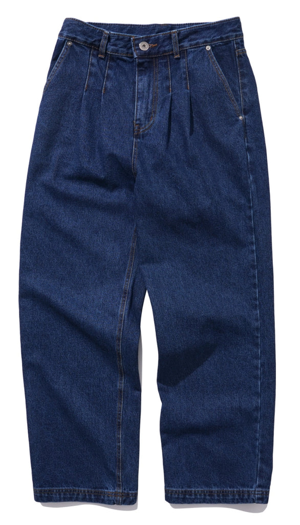 パーステップ(PERSTEP) GATHER WIDE DENIM PANTS 1COLOR BJLP4490