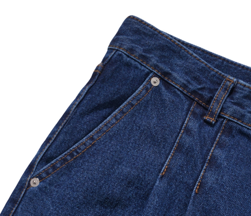 パーステップ(PERSTEP) GATHER WIDE DENIM PANTS 1COLOR BJLP4490