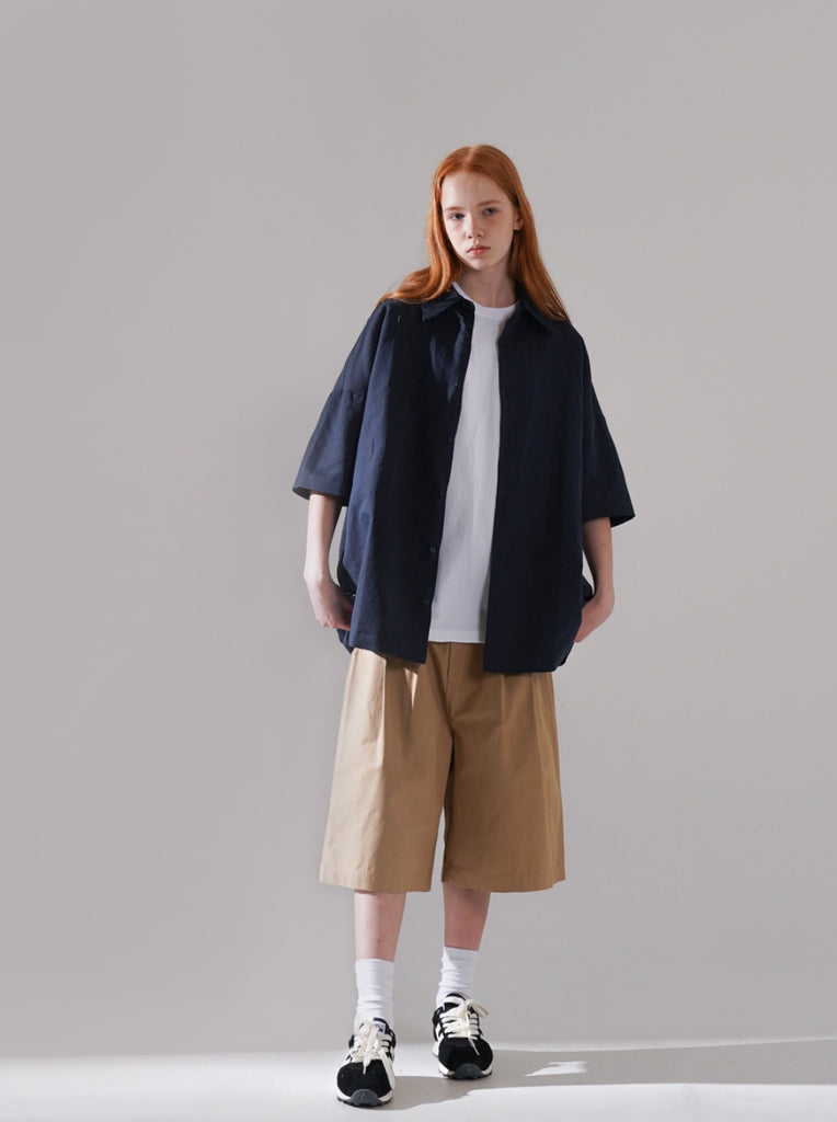 パーステップ(PERSTEP) CANVAS HEAVY LINEN SHIRT 3COLOR SMSS4488