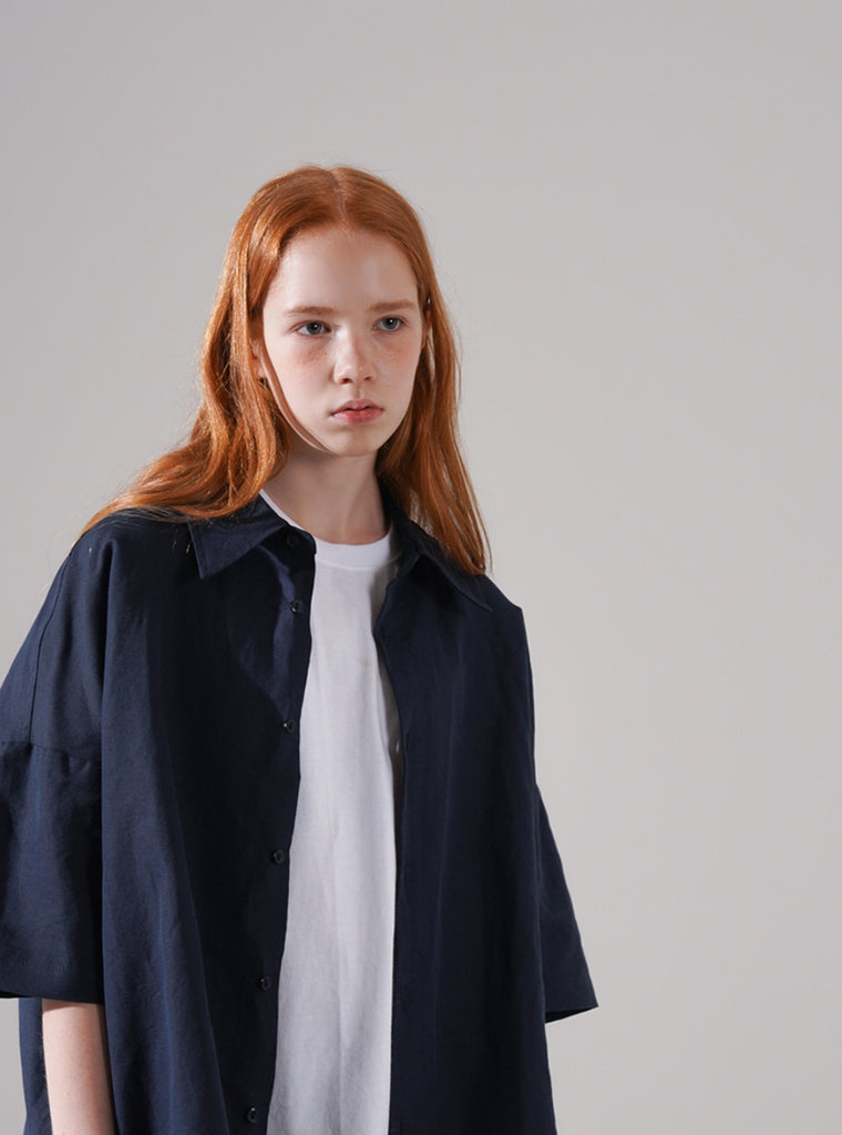 パーステップ(PERSTEP) CANVAS HEAVY LINEN SHIRT 3COLOR SMSS4488