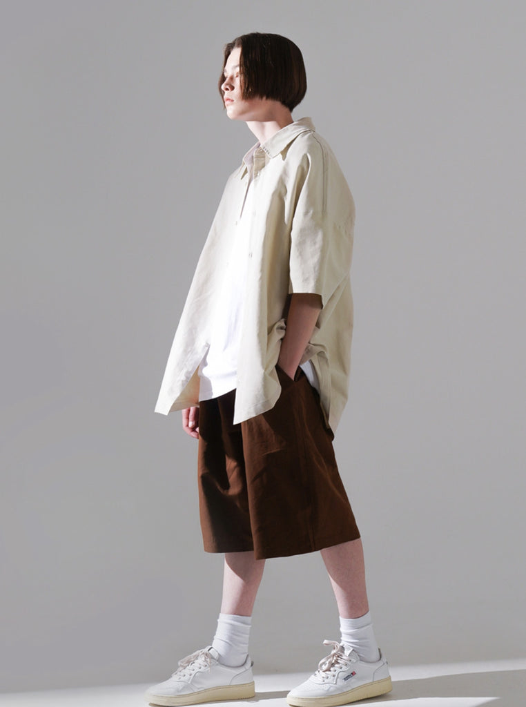 パーステップ(PERSTEP) CANVAS HEAVY LINEN SHIRT 3COLOR SMSS4488