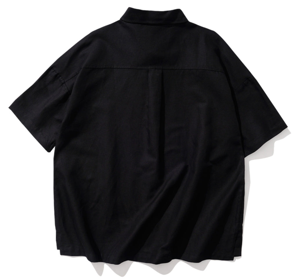 パーステップ(PERSTEP) CANVAS HEAVY LINEN SHIRT 3COLOR SMSS4488