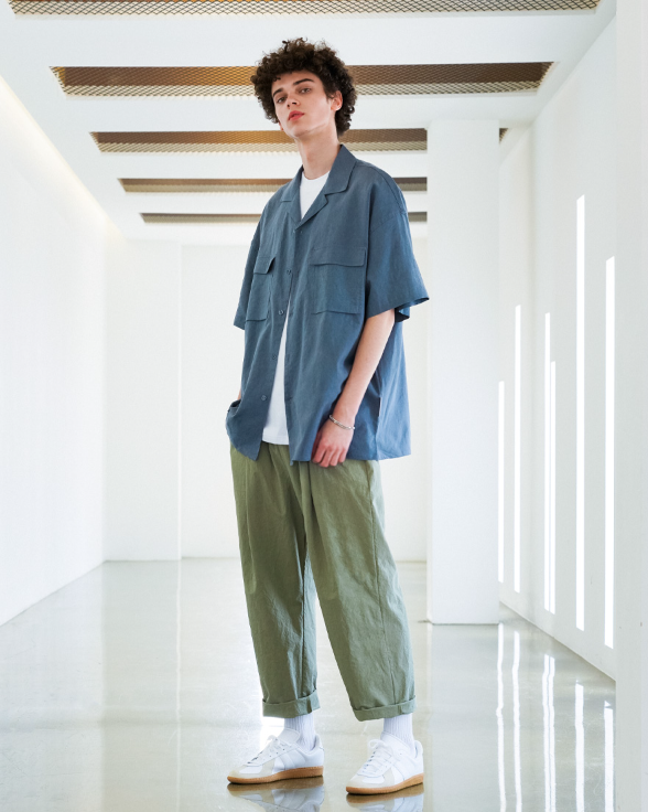 EZKATON (エズカートン) Bio-washed balloon fit banding pants 4 types YMLP6596