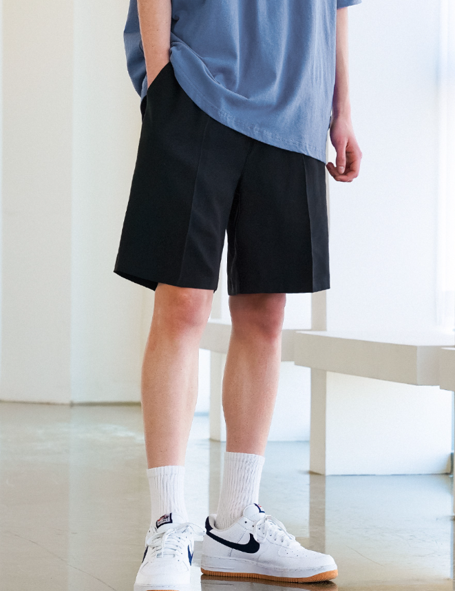 EZKATON (エズカートン) Soft Basic Short Pants Charcoal SHSP6599