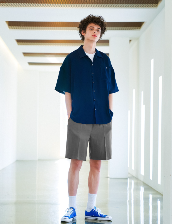 EZKATON (エズカートン) Soft Basic Short Pants Charcoal SHSP6599