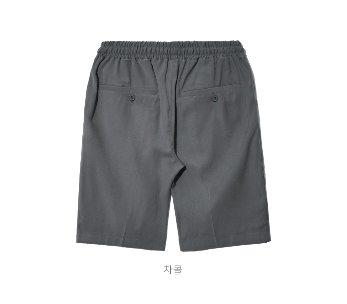 EZKATON (エズカートン) Soft Basic Short Pants Charcoal SHSP6599