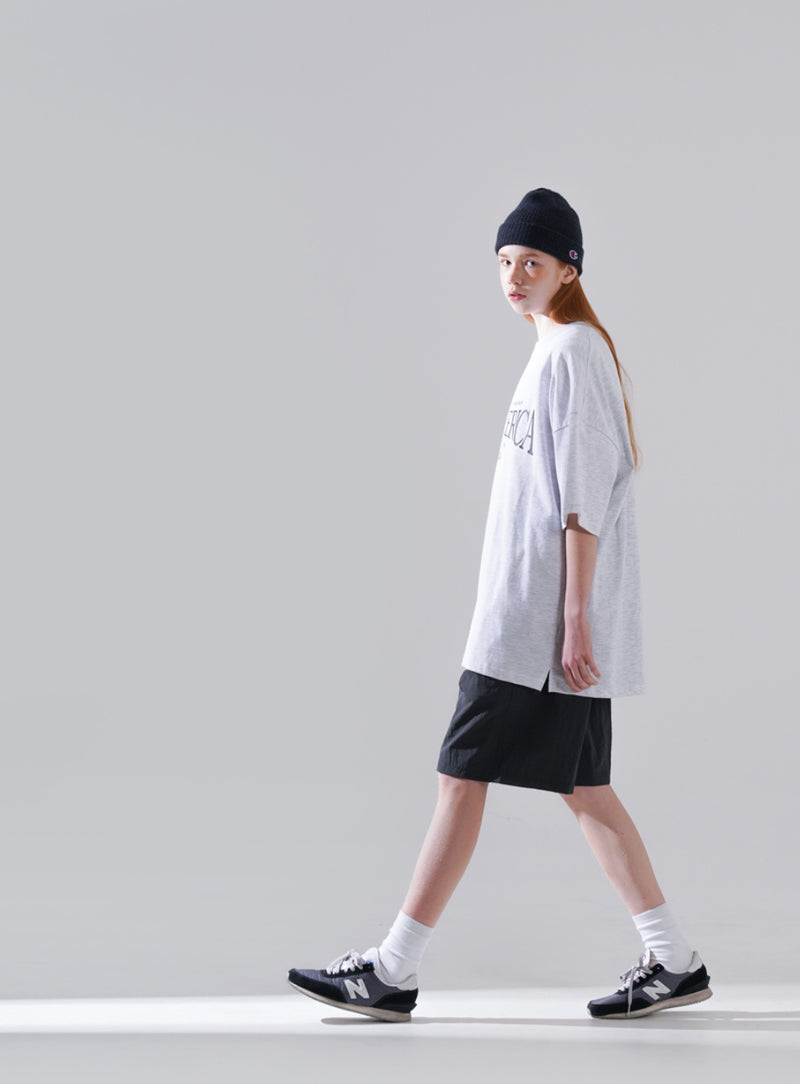 パーステップ(PERSTEP) GRAIN WIDE HALF PANT 4COLOR JUSP4489