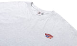 ベドインベド(BADINBAD) LAYER LOGO TEE_LIGHT GREY