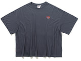 ベドインベド(BADINBAD) LAYER LOGO TEE_CHARCOAL