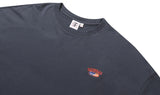 ベドインベド(BADINBAD) LAYER LOGO TEE_CHARCOAL