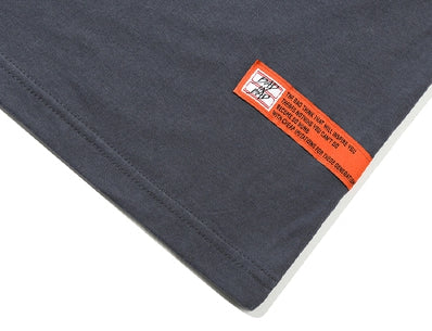 ベドインベド(BADINBAD) LAYER LOGO TEE_CHARCOAL