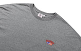 ベドインベド(BADINBAD) LAYER LOGO TEE_GREY