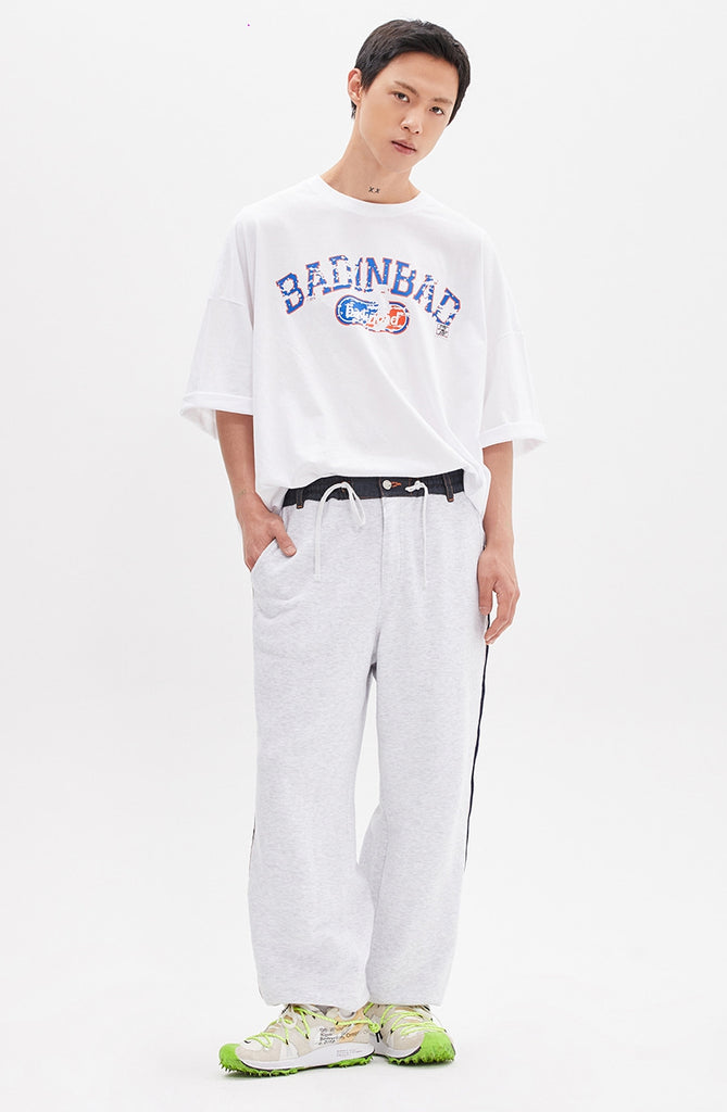 ベドインベド(BADINBAD) ENDURING LOGO TEE_WHITE