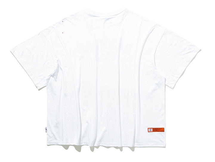 ベドインベド(BADINBAD) ENDURING LOGO TEE_WHITE