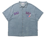 ベドインベド(BADINBAD) OG LOGO DENIM SHIRT_SKY BLUE