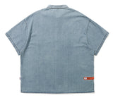 ベドインベド(BADINBAD) OG LOGO DENIM SHIRT_SKY BLUE