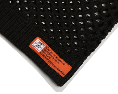 ベドインベド(BADINBAD) KNIT NETTING VEST_BLACK