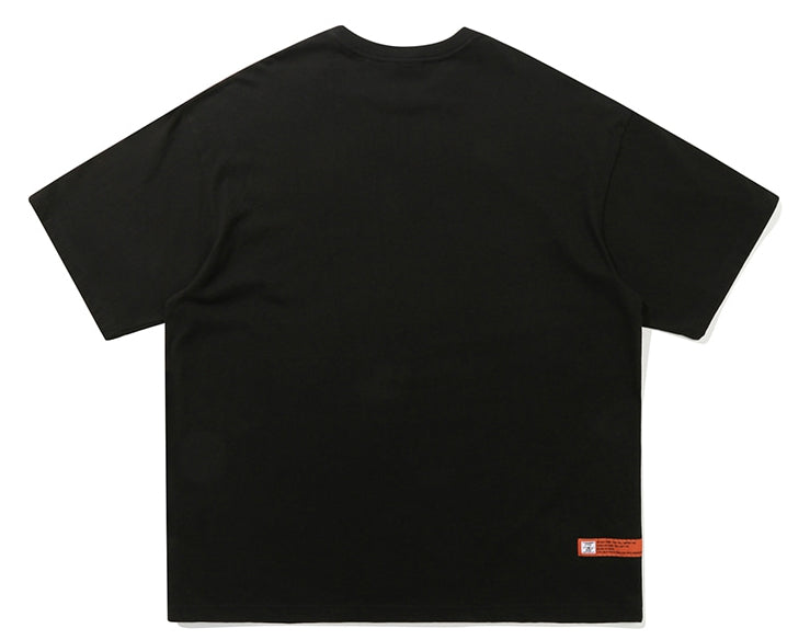 ベドインベド(BADINBAD) CUPID PAINTING TEE_BLACK