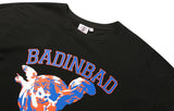 ベドインベド(BADINBAD) CUPID PAINTING TEE_BLACK