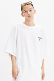 ベドインベド(BADINBAD) PRANK SNAKE LOGO TEE_WHITE