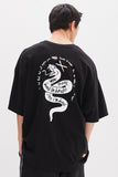 ベドインベド(BADINBAD) PRANK SNAKE LOGO TEE_BLACK
