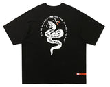 ベドインベド(BADINBAD) PRANK SNAKE LOGO TEE_BLACK
