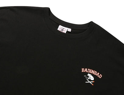 ベドインベド(BADINBAD) PRANK SNAKE LOGO TEE_BLACK