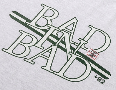 ベドインベド(BADINBAD) NEO LOGO TEE_LIGHT GREY