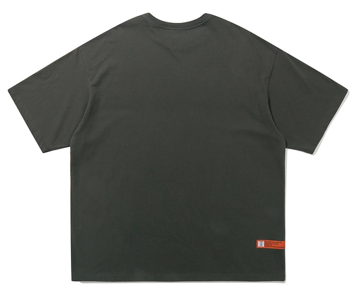 ベドインベド(BADINBAD) NEO LOGO TEE_CHARCOAL