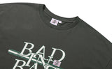 ベドインベド(BADINBAD) NEO LOGO TEE_CHARCOAL