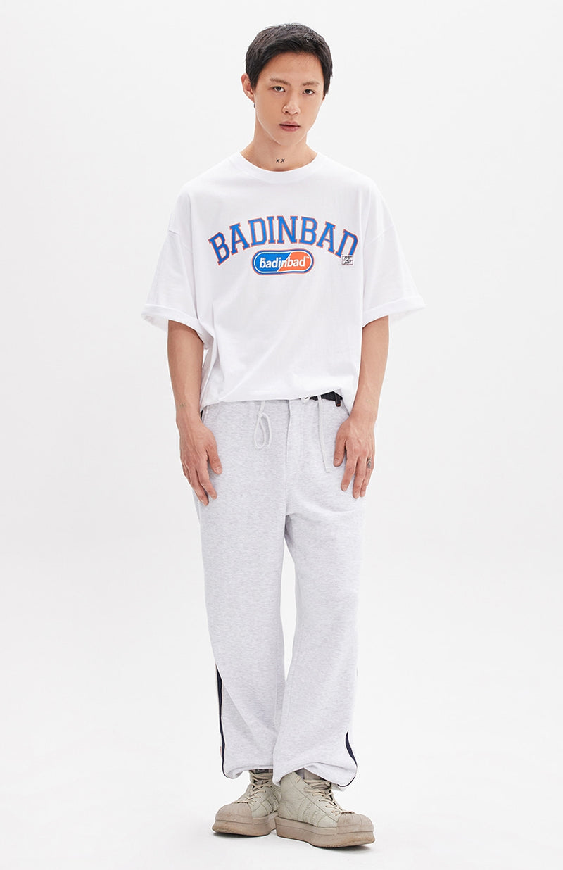 ベドインベド(BADINBAD) ESSENTIAL ARCH LOGO TEE_WHITE