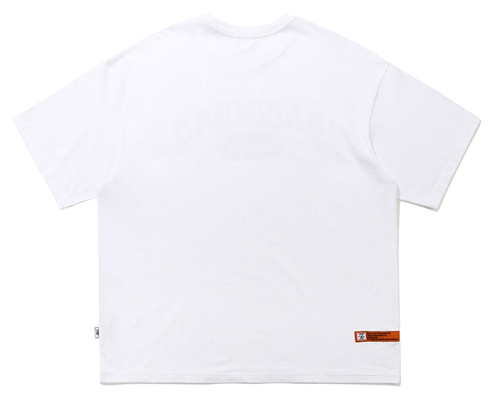ベドインベド(BADINBAD) ESSENTIAL ARCH LOGO TEE_WHITE
