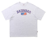 ベドインベド(BADINBAD) ESSENTIAL ARCH LOGO TEE_LIGHT GREY