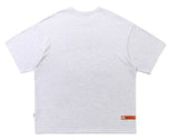 ベドインベド(BADINBAD) ESSENTIAL ARCH LOGO TEE_LIGHT GREY