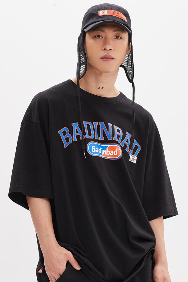 ベドインベド(BADINBAD) ESSENTIAL ARCH LOGO TEE_BLACK